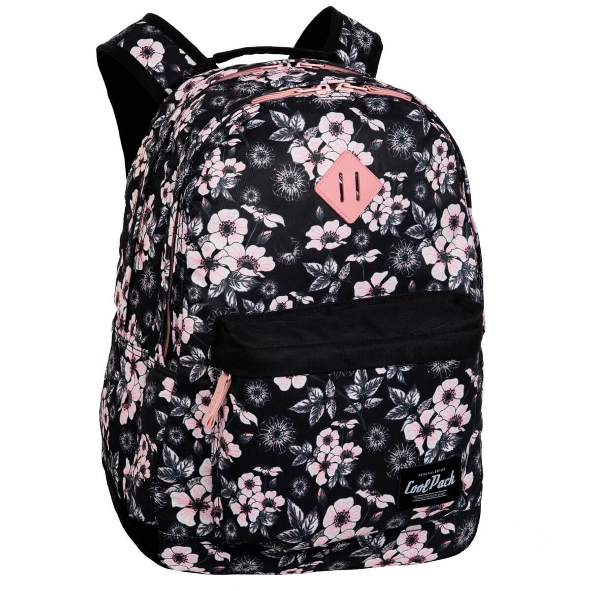 Didelė Tvirta Mokyklinė Kuprinė CP Coolpack Urban Flowers Scout 45,5 cm IP1096 Kuprinės