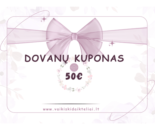 Dovanų Kuponas Vify Gift Card 50 € dovanų kuponas
