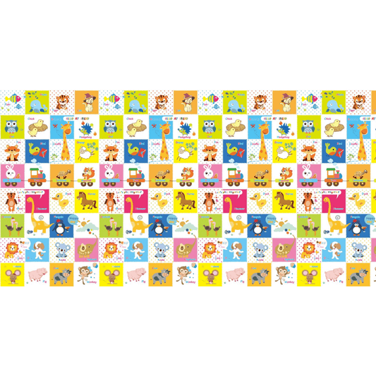 Dvipusis Sulankstomas Minkštas Kilimėlis Kūdikiams Bocioland Happy Day 150x200 cm Lavinamieji Kilimėliai