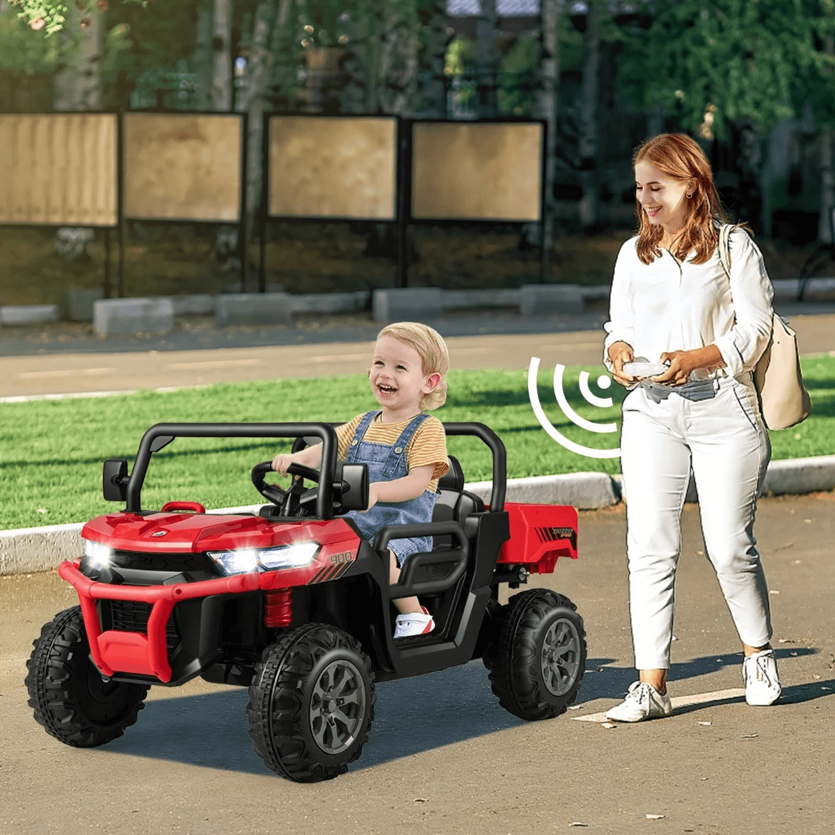 Dvivietis Elektrinis Automobilis Vaikams Su Nuotoliniu Valdymu 24V Elektriniai Automobiliai