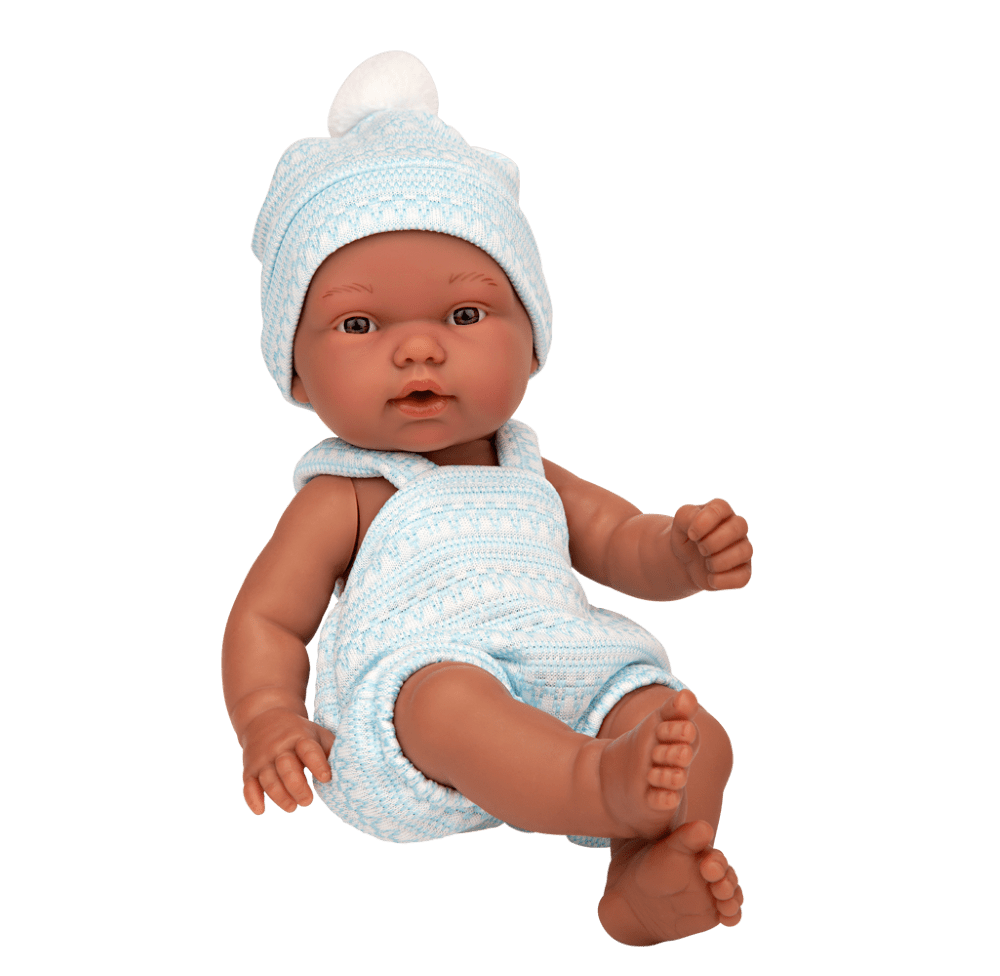 Elegantiški kūdikėliai su kepurėmis, 26 cm