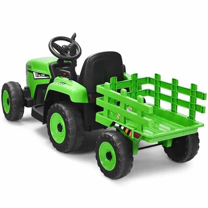 Elektrinis Traktorius Su Priekaba Vaikams Transporto Priemonės