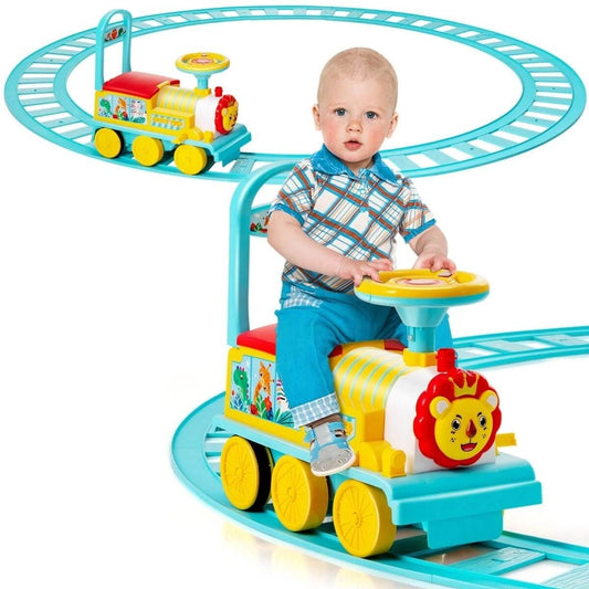Elektrinis Vaikiškas Traukinukas Su Bėgiais Žaislai Traukiniai