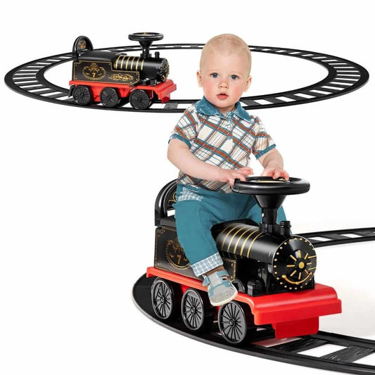 Elektrinis Vaikiškas Traukinukas Su Bėgiais Žaislai Traukiniai