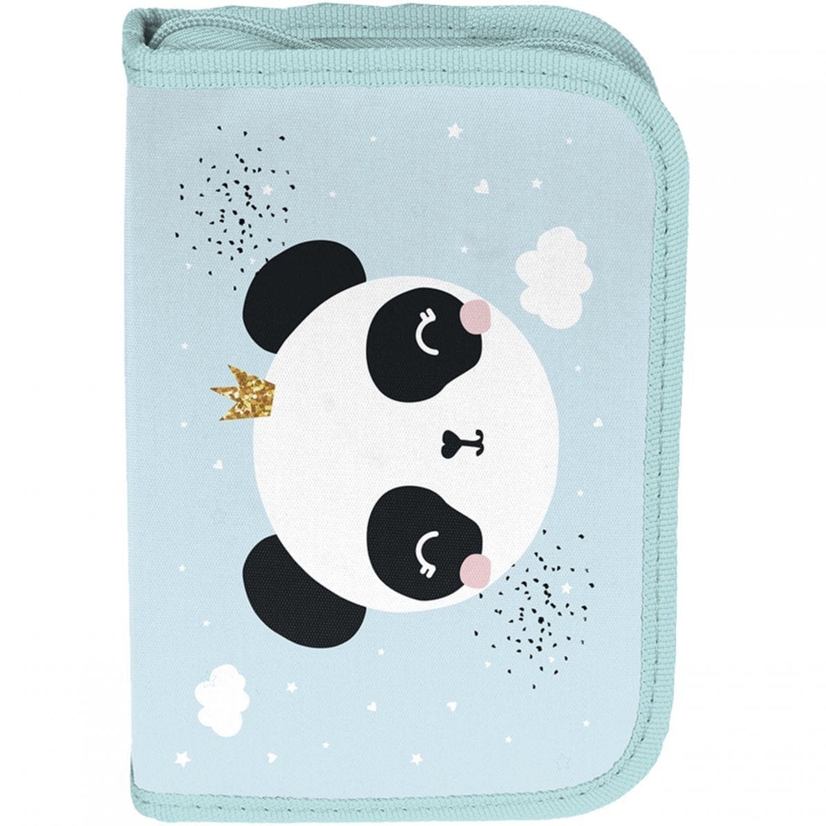 Ergonominė Kuprinė Pirmokui Mėtinė Panda 36 cm Mokyklinis Rinkinys 3in1 Kuprinės