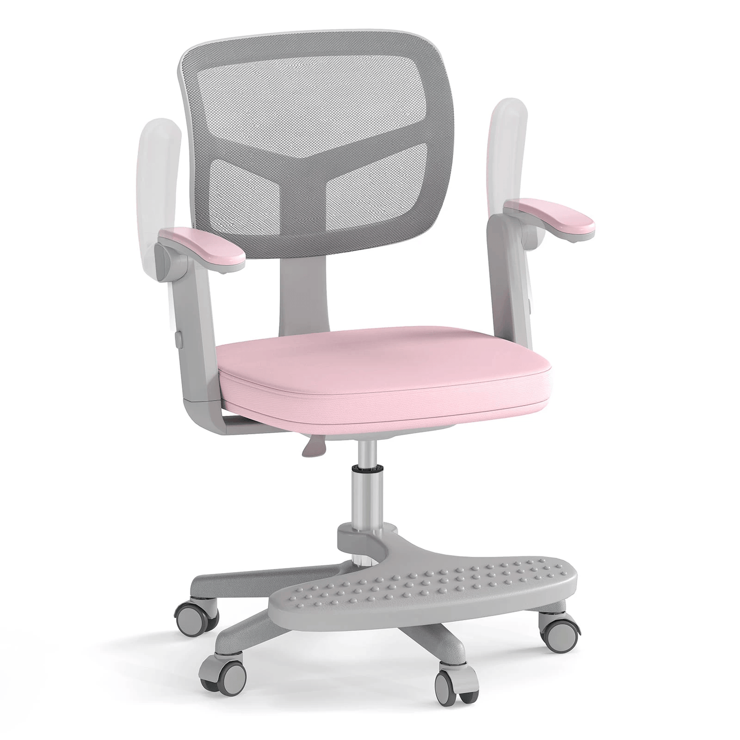 Ergonominė Vaikiška Rašomojo Stalo Kėdė Su Pakoja Rožinė Rašomojo Stalo Kėdės
