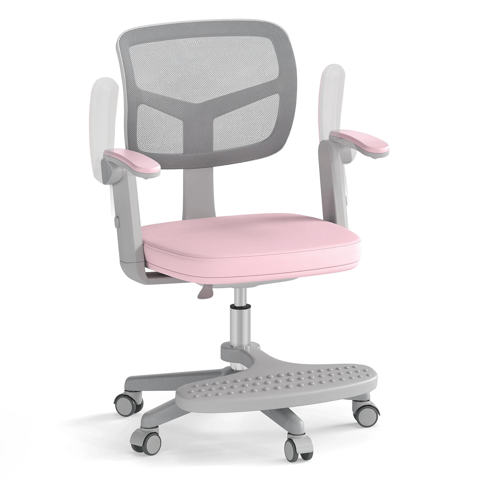 Ergonominė Vaikiška Rašomojo Stalo Kėdė Su Pakoja Rožinė Rašomojo Stalo Kėdės