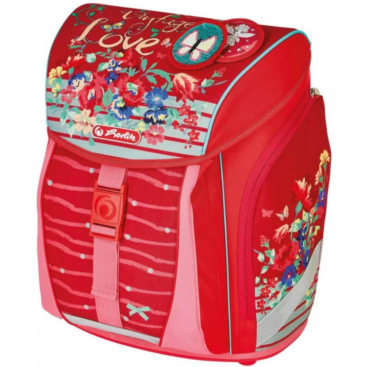 Ergonomiška Herlitz Filolight Vintage Love Kuprinė Pirmokui Pradinukui 38 × 32 × 22 cm IP1079 Kuprinės