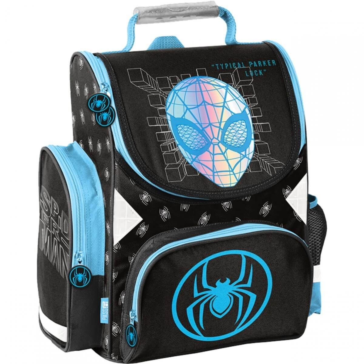 Ergonomiška Kuprinė Pirmokui Pradinukui Spiderman Blue 36 cm Kuprinės