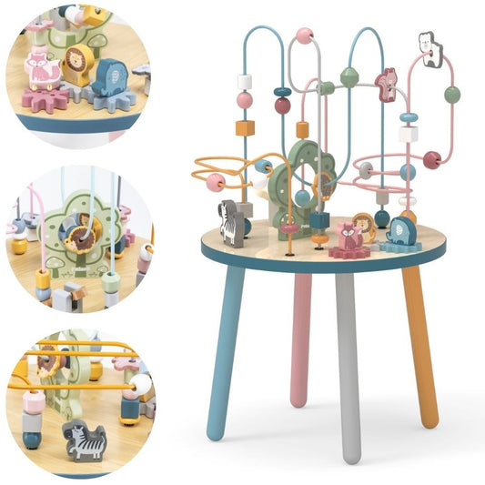 Viga PolarB medinis Montessori veiklos staliukas – nuotrauka 1