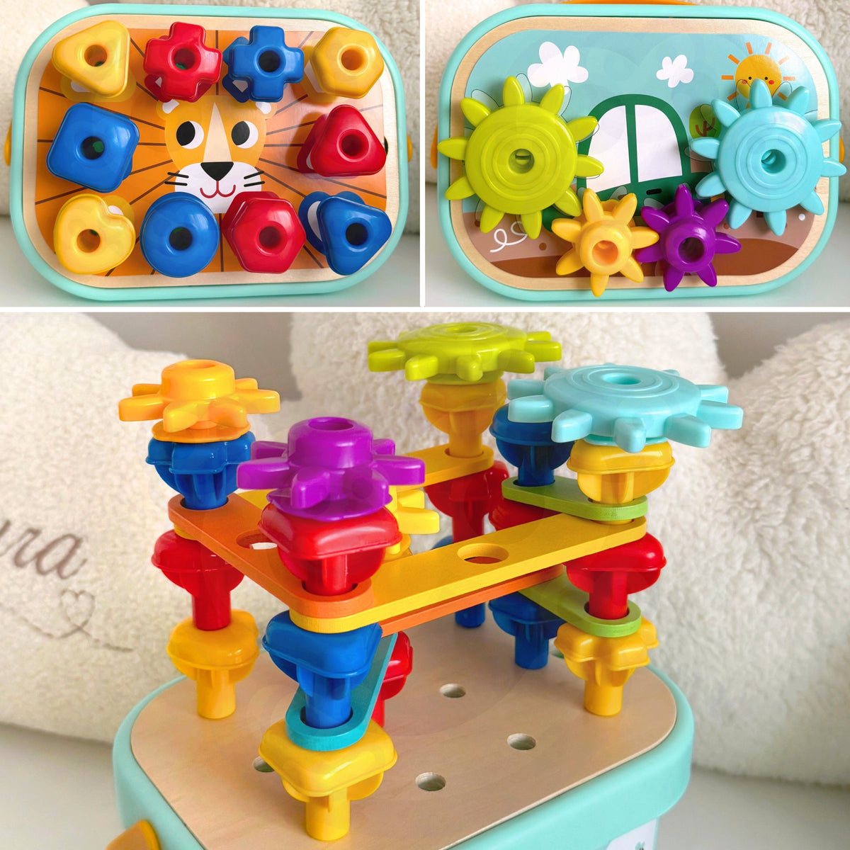 Woopie Green medinis Montessori motorikos konstruktorius 12in1 – 5 nuotrauka
