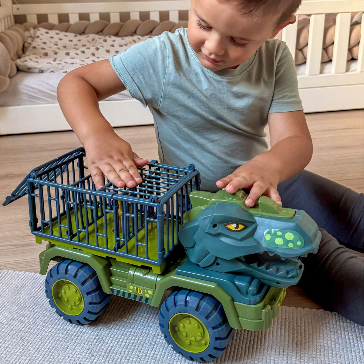 Woopie dinozauro transporteris su figūrėlėmis – 2 nuotrauka