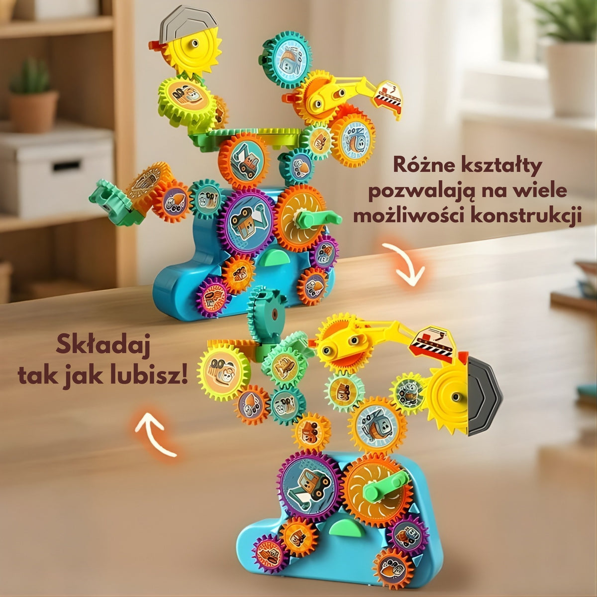 Woopie interaktyvus krumpliaračių konstruktorius, 18 dalių