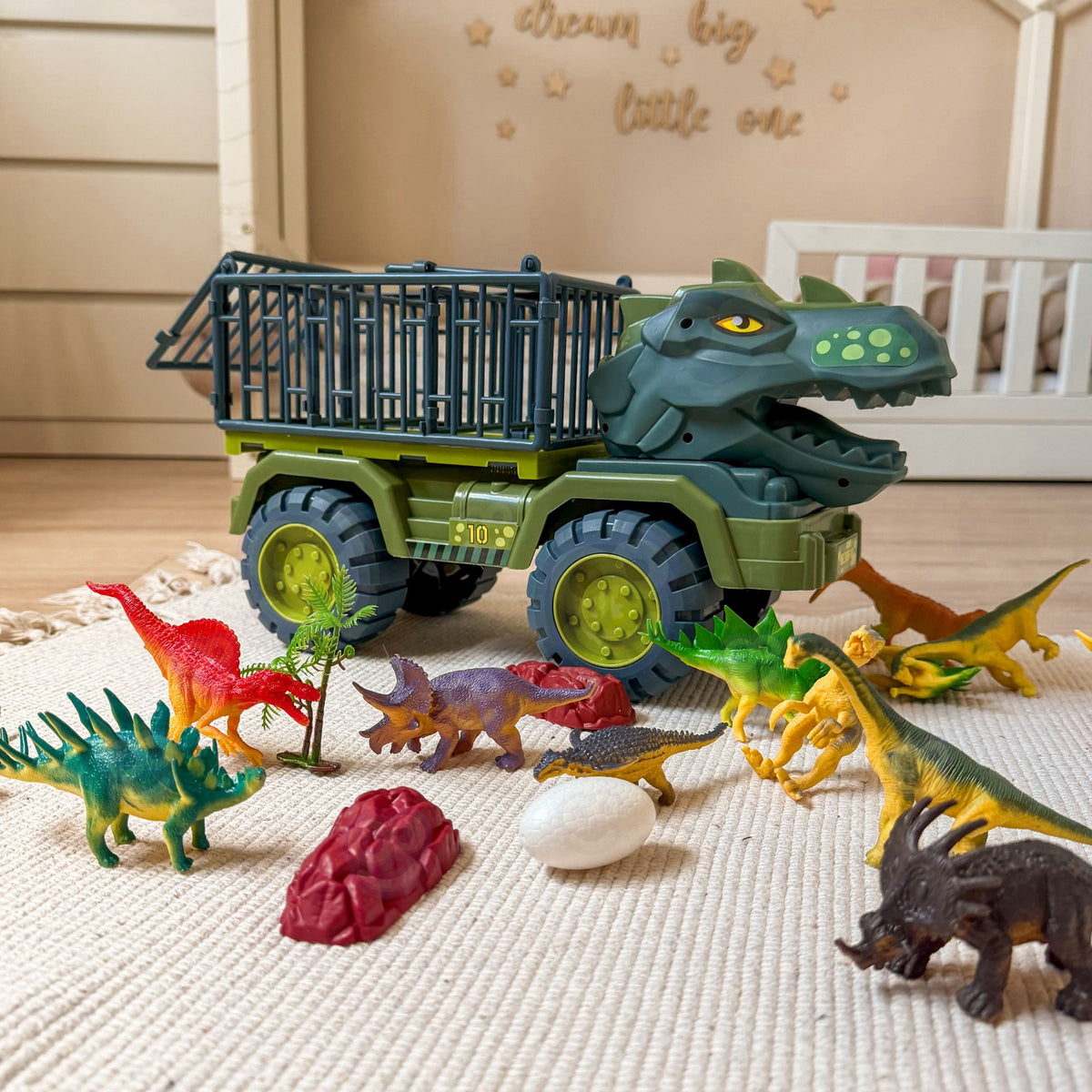 Woopie dinozauro transporteris su figūrėlėmis – 3 nuotrauka