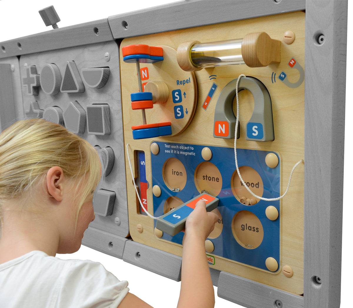 Masterkidz sieninė magnetizmo pažinimo edukacinė lenta – nuotrauka 2