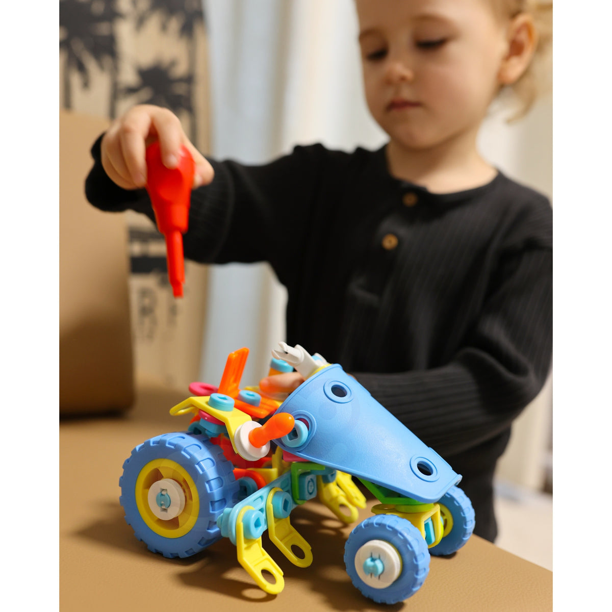 Woopie transporto priemonių konstruktorius 6in1 STEM, 118 dalių – 5 nuotrauka