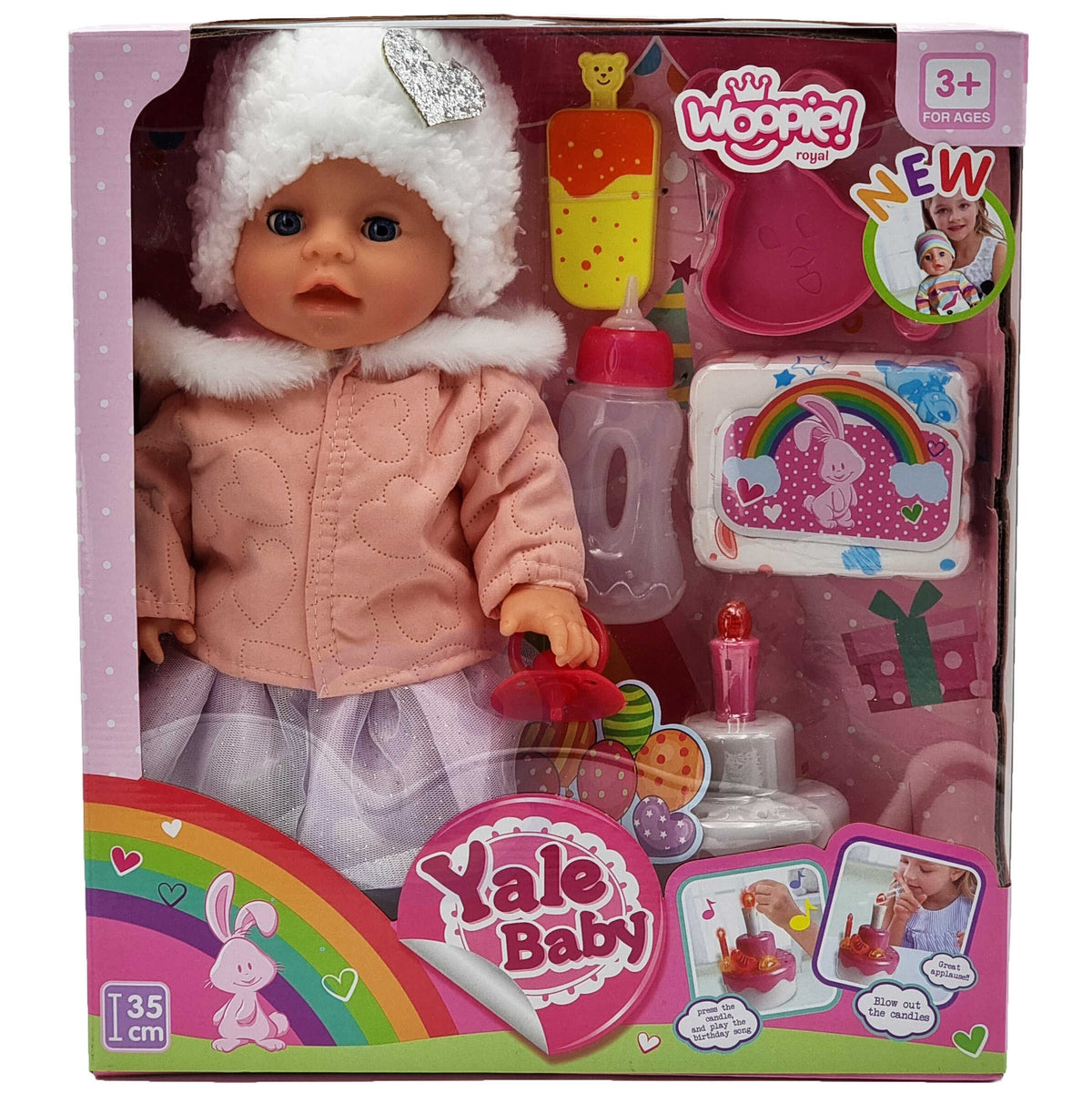 Woopie Royal interaktyvi lėlė Zosia su gimtadienio priedais, 35 cm – nuotrauka 1