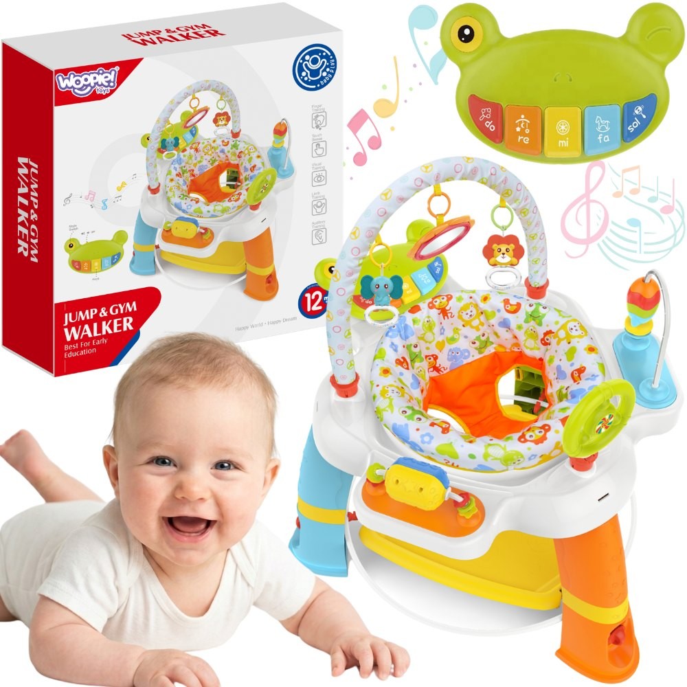 Woopie Baby interaktyvus veiklos centras su sėdyne