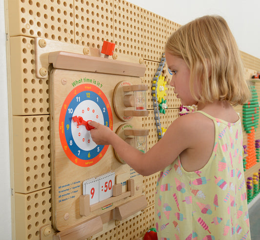 Masterkidz edukacinė laikrodžio pažinimo lenta – vaizdas 2