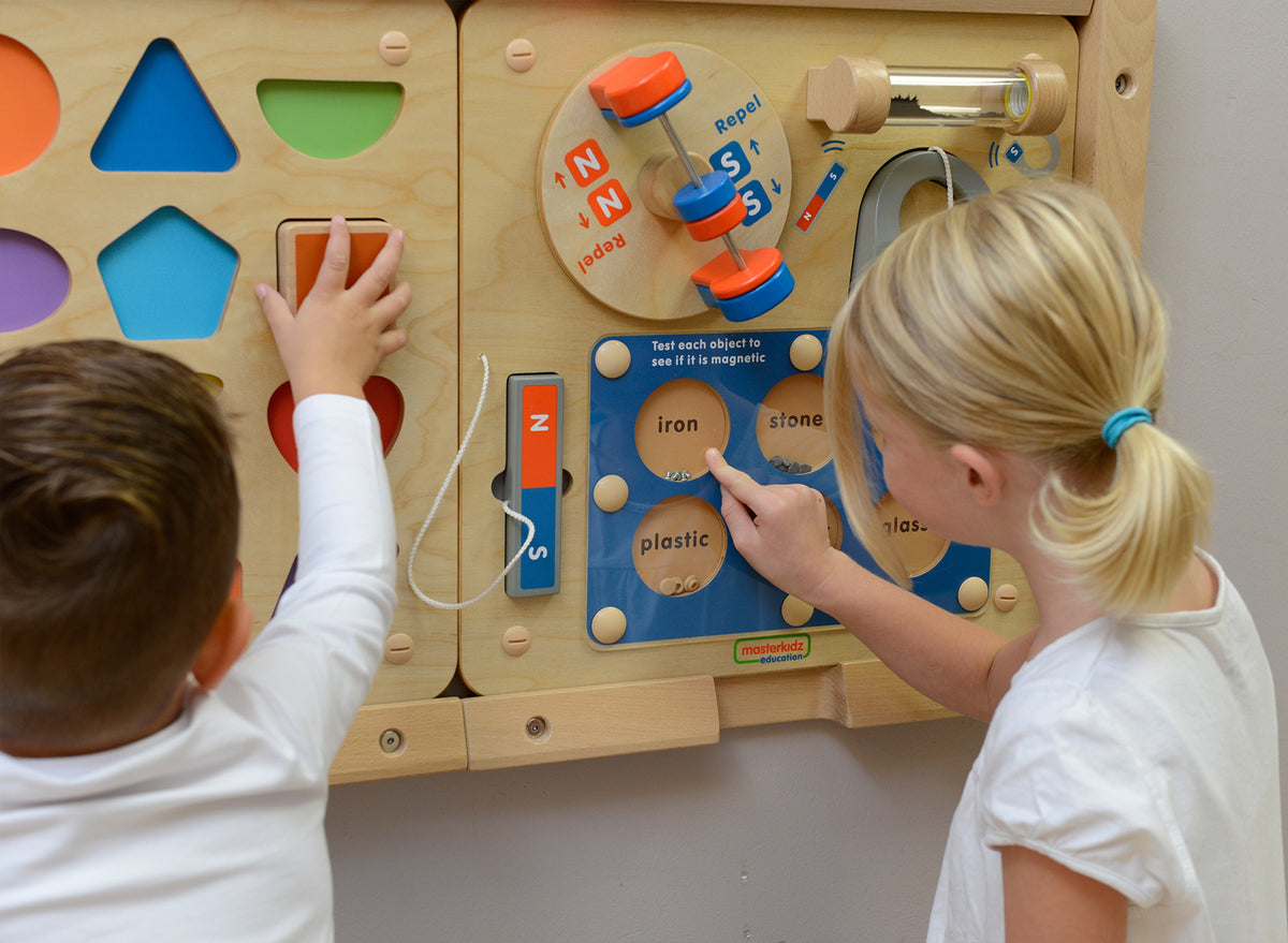 Masterkidz sieninė magnetizmo pažinimo edukacinė lenta – nuotrauka 5