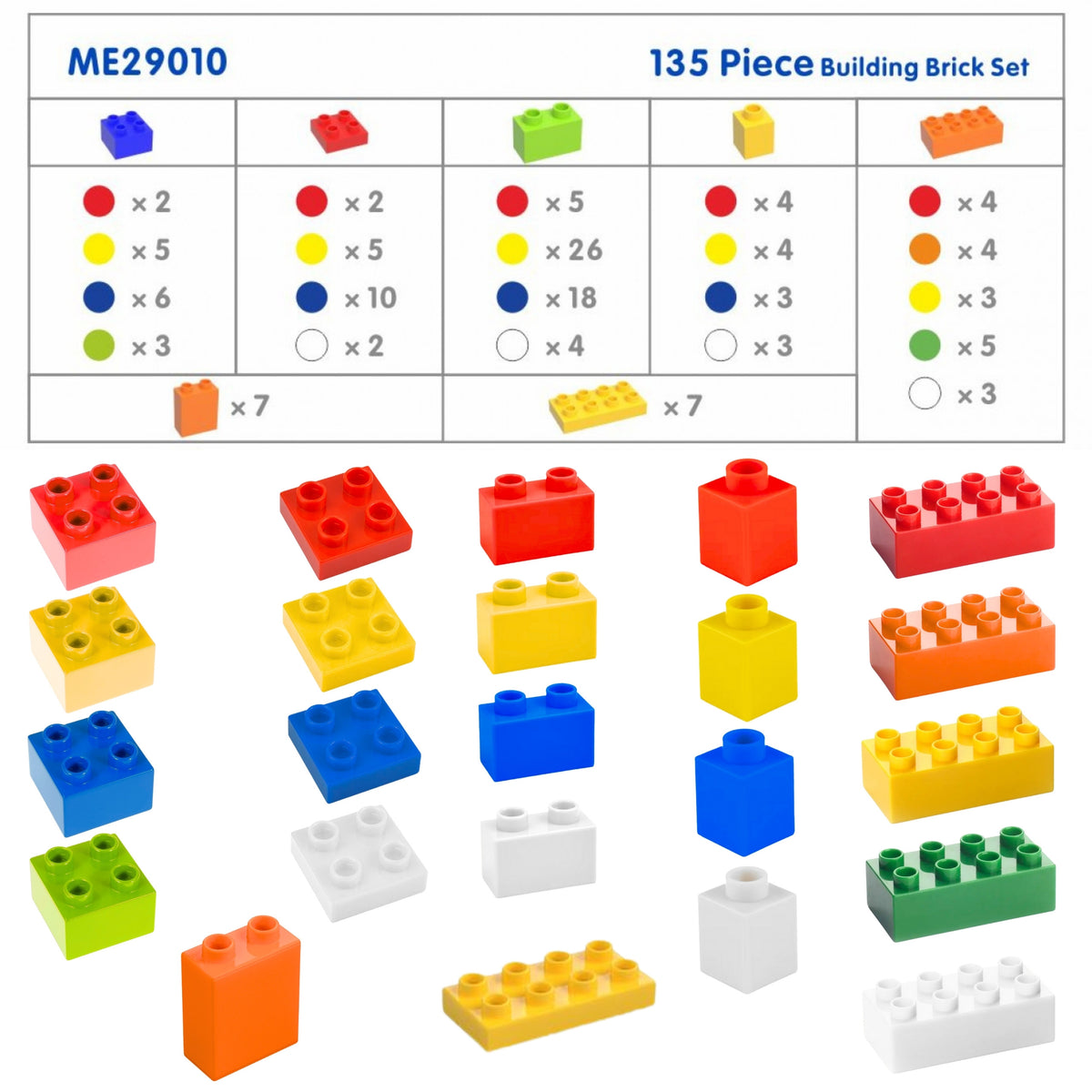 Masterkidz STEM konstravimo kaladėlės, 135 dalys – 5 nuotrauka
