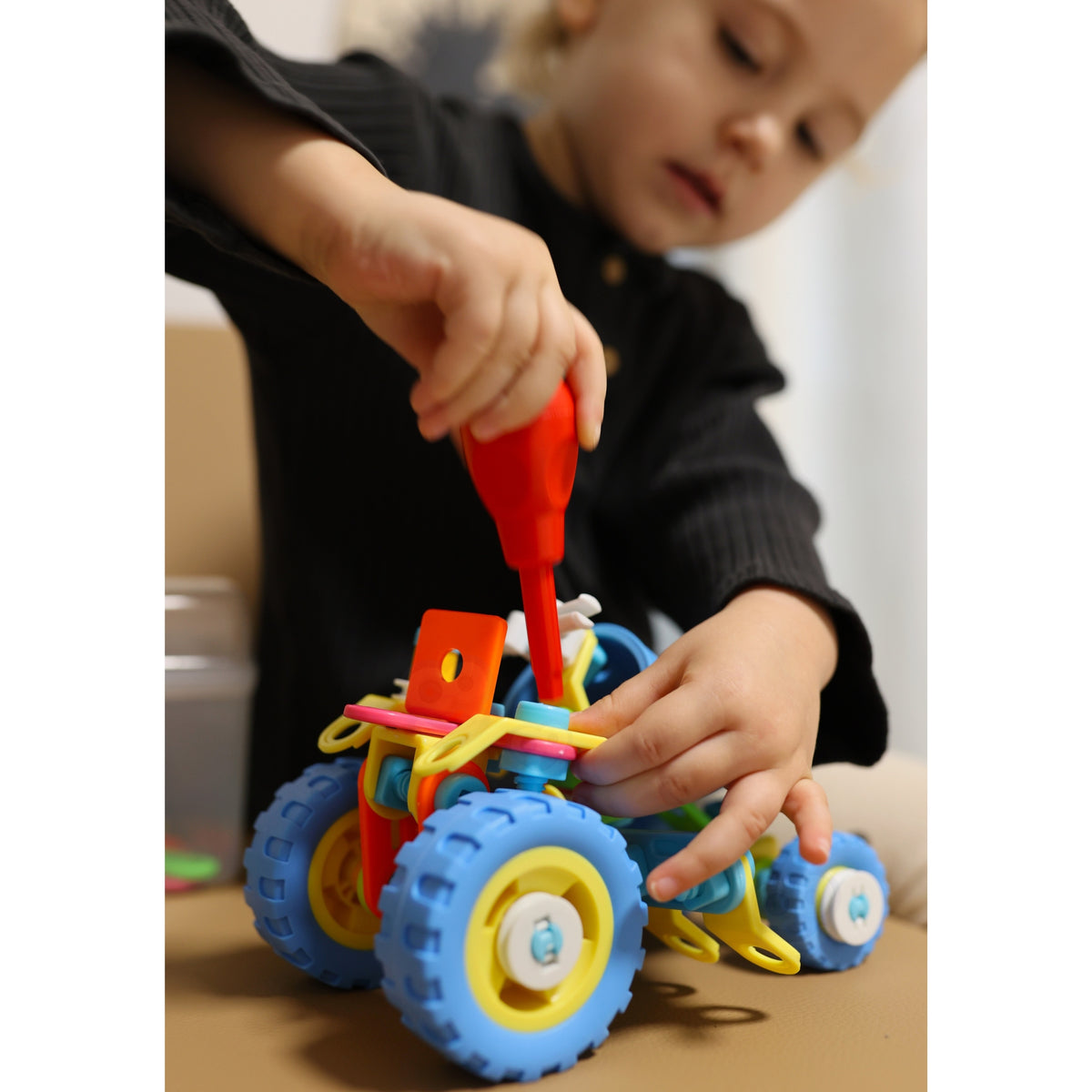 Woopie transporto priemonių konstruktorius 6in1 STEM, 118 dalių – 2 nuotrauka