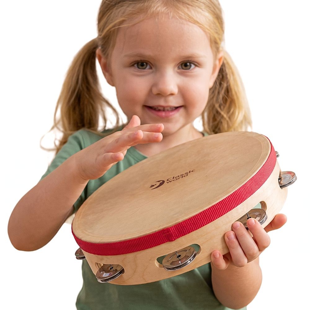 Classic World EDU tamburinas, 25 cm – 1