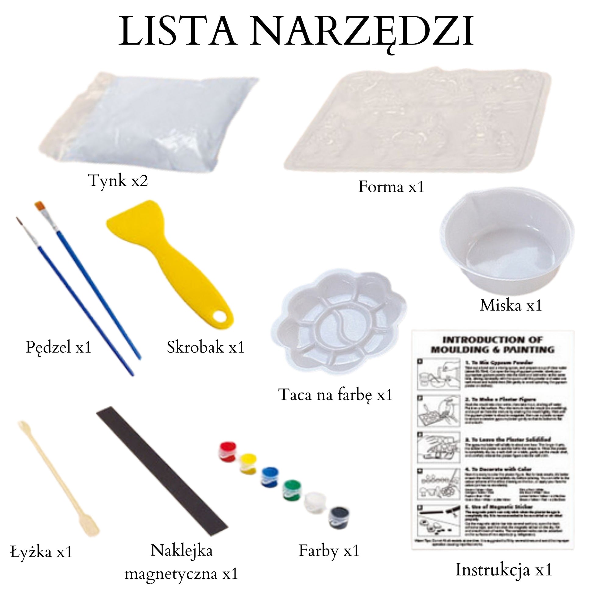 Woopie Kalėdinis Gipso Figūrėlių Rinkinys Su Dažais – nuotrauka 4