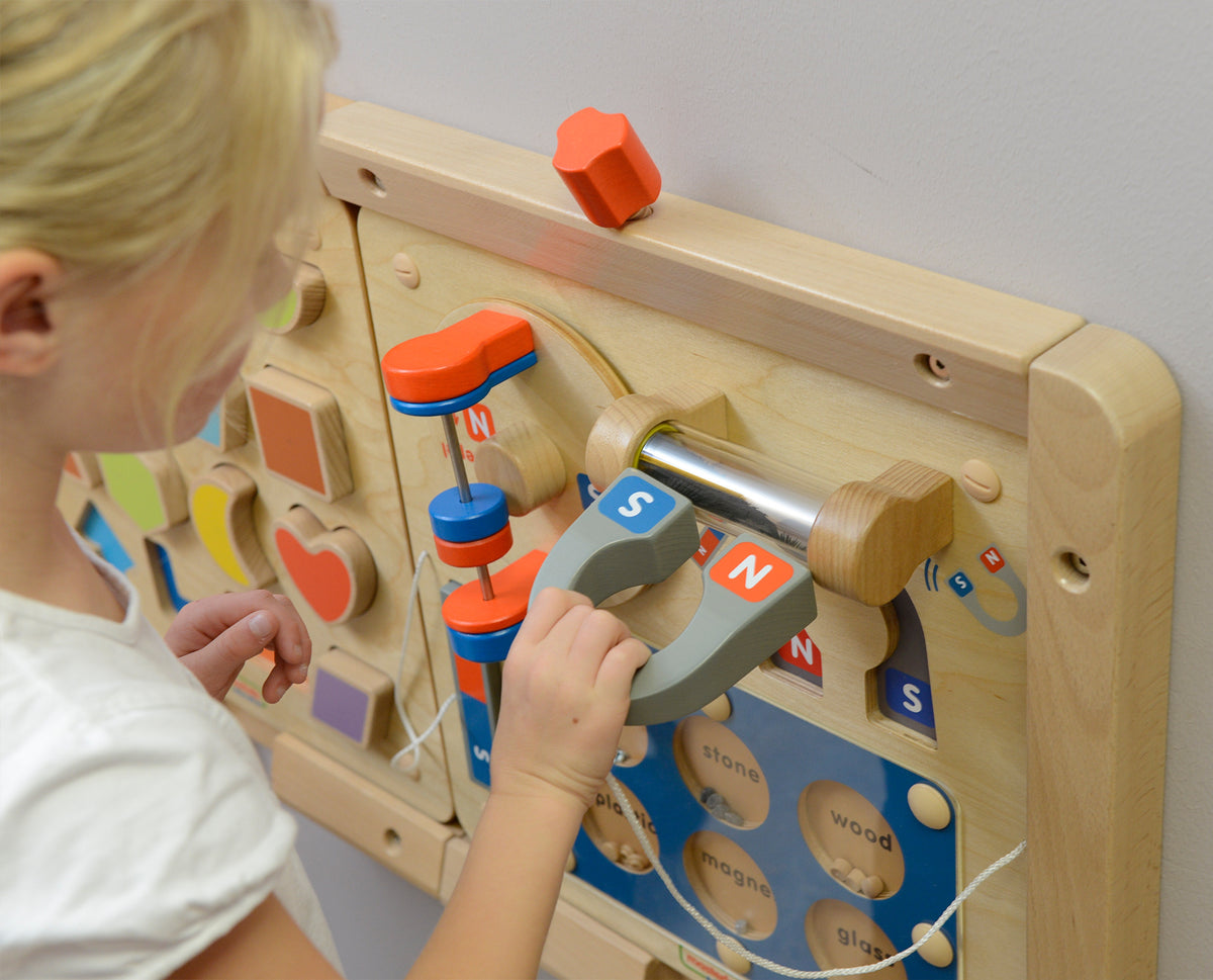 Masterkidz sieninė magnetizmo pažinimo edukacinė lenta – nuotrauka 4