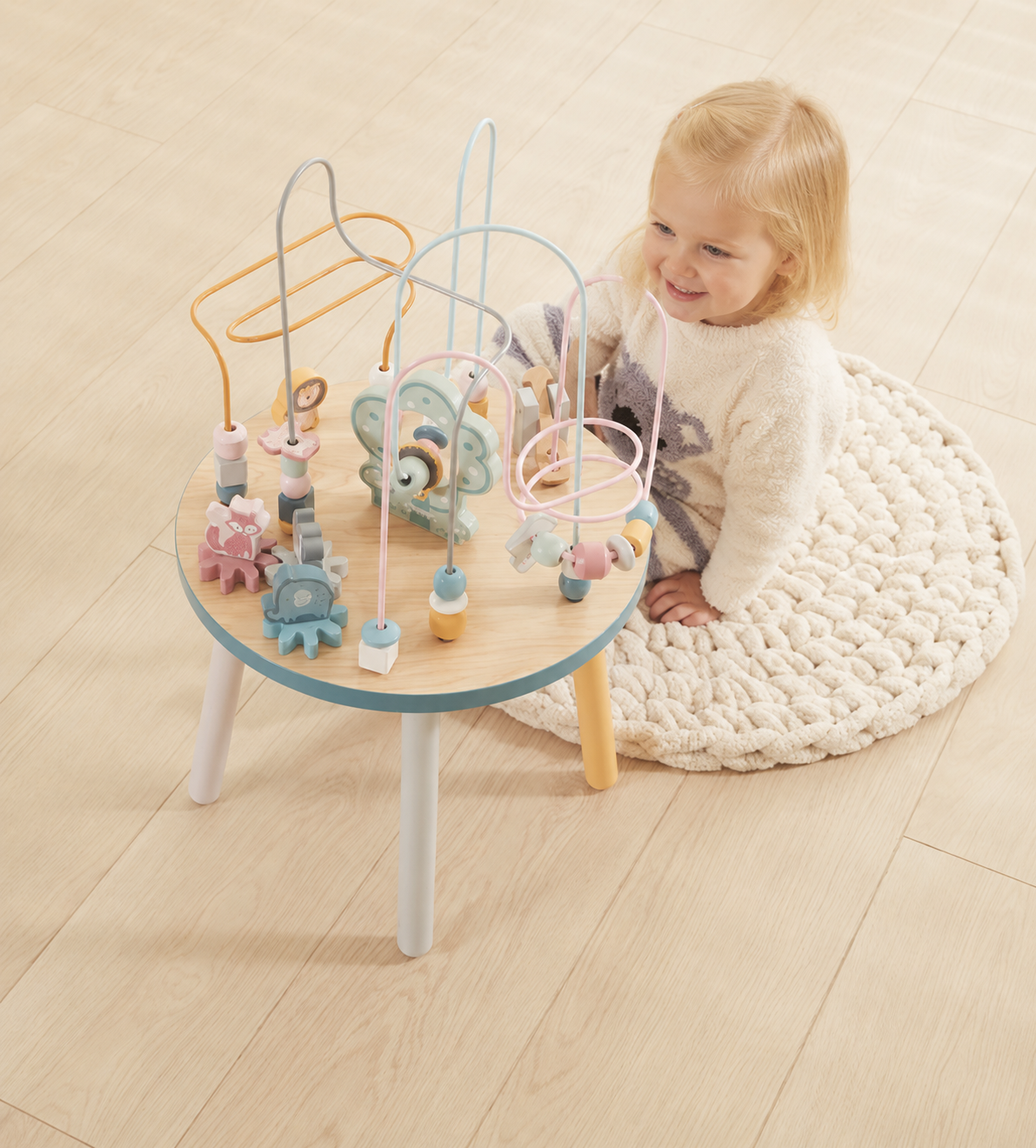 Viga PolarB medinis Montessori veiklos staliukas – nuotrauka 2