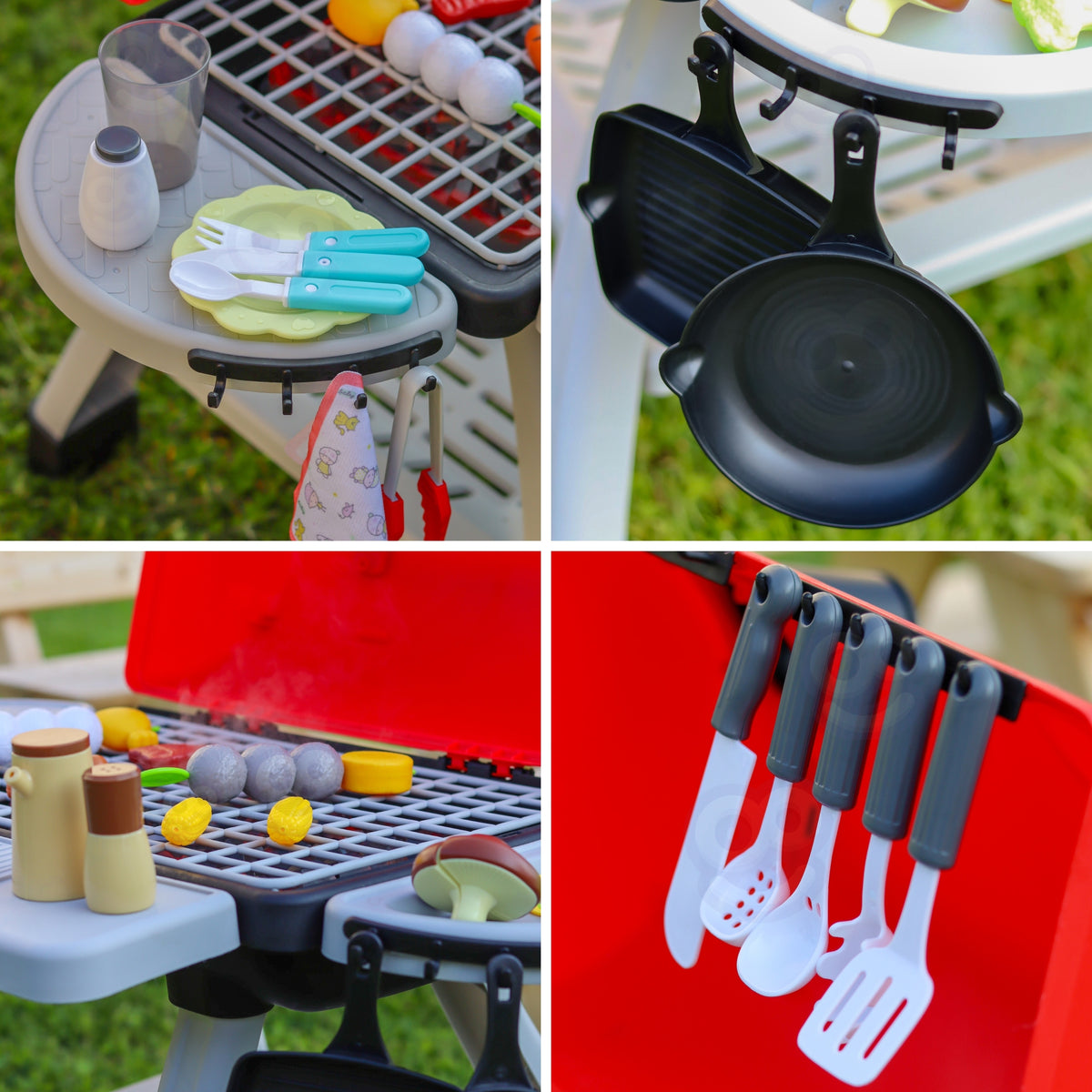 Woopie interaktyvus BBQ grilis su garais ir LED, 41 dalis