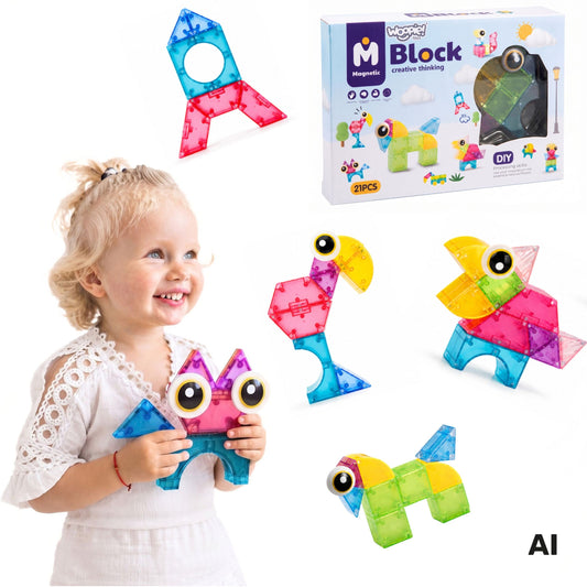 Woopie „M Block“ magnetinės kaladėlės, 21 dalis