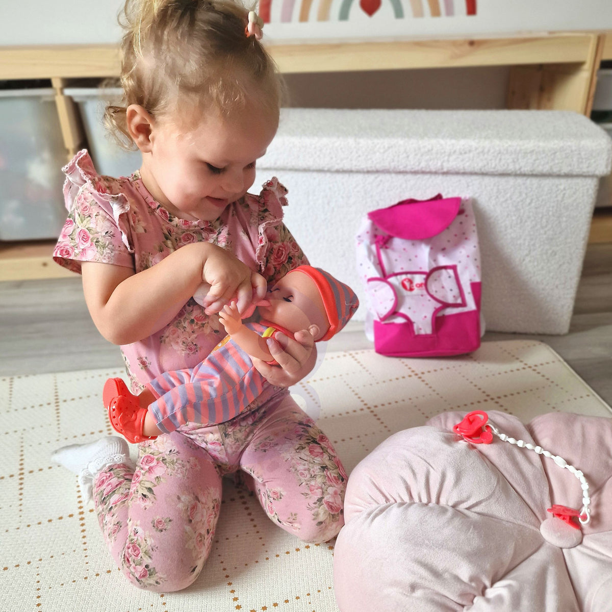Woopie Royal lėlės kūdikio priežiūros rinkinys, 19 dalių – nuotrauka 3