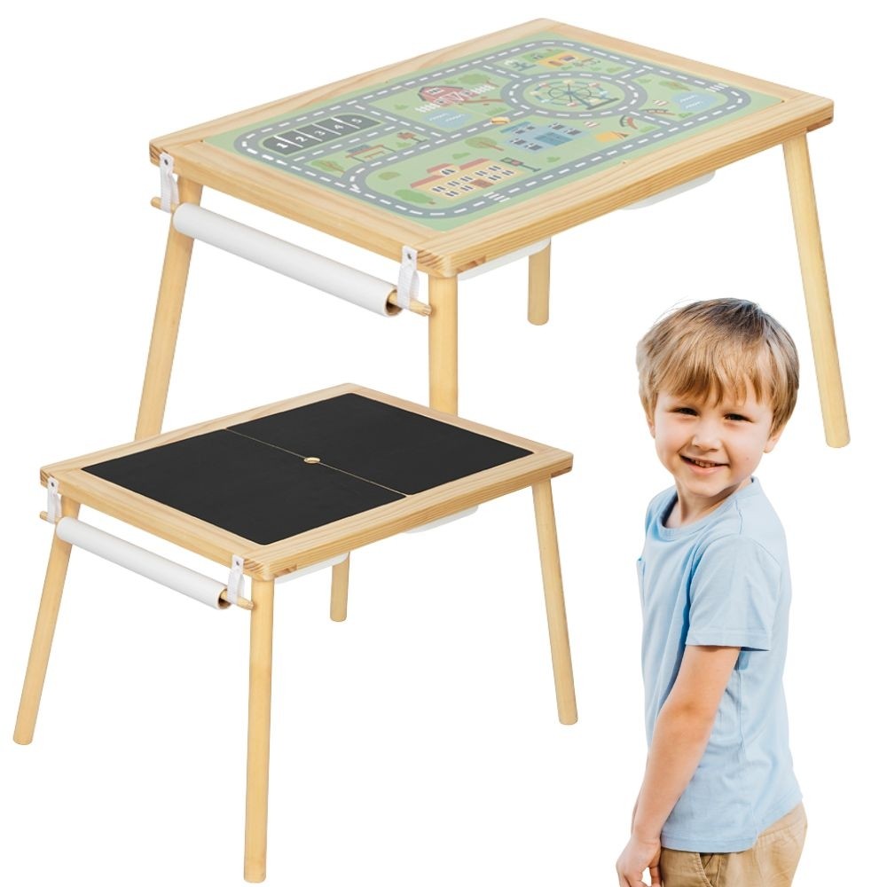 Woopie Green medinis veiklos staliukas 4in1