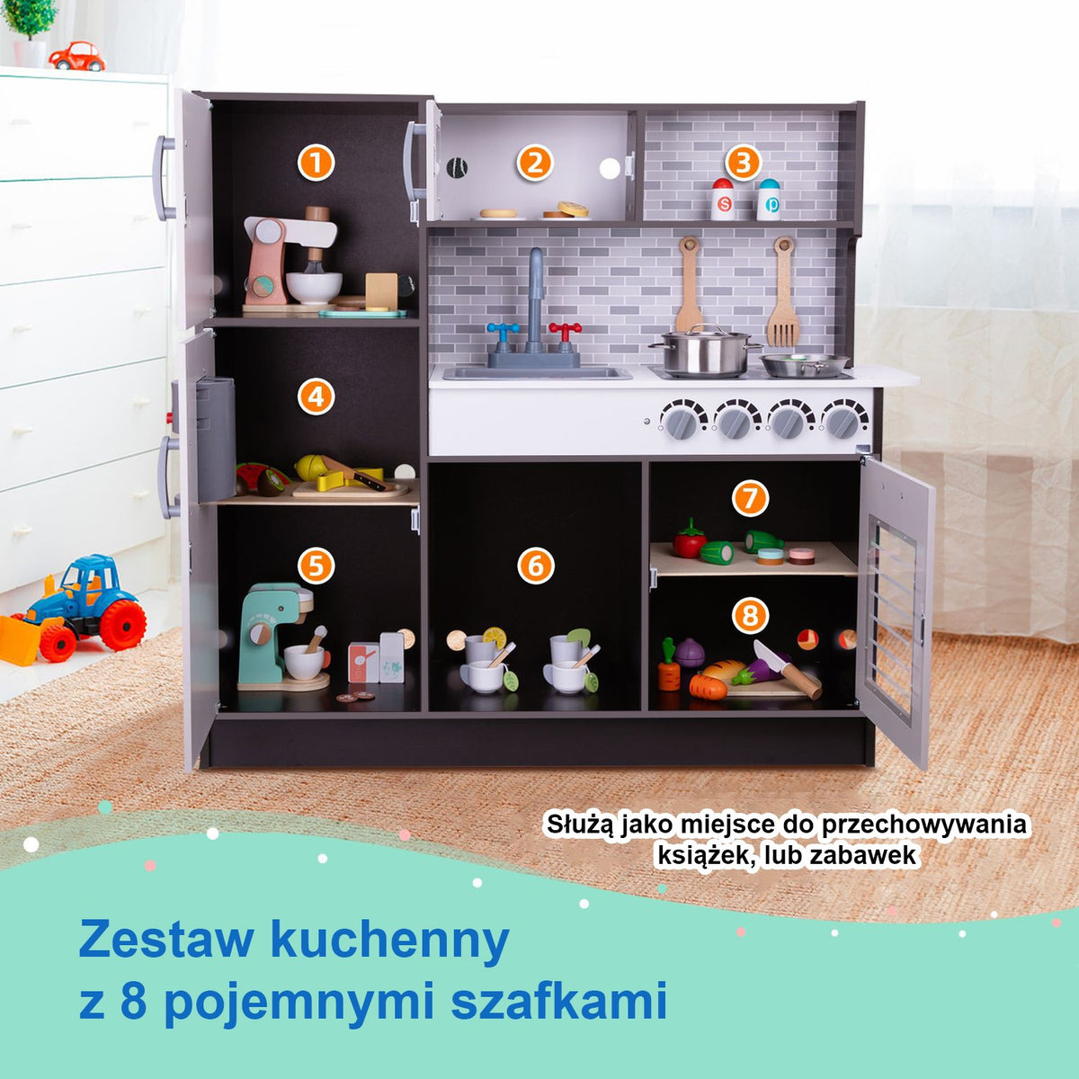 Tooky Toy virtuvėlės spintelės
