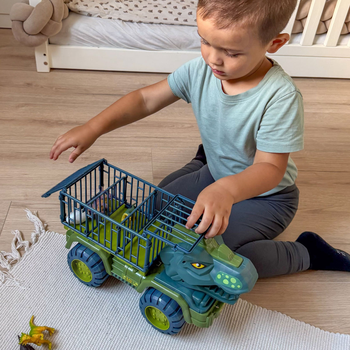 Woopie dinozauro transporteris su figūrėlėmis – 4 nuotrauka
