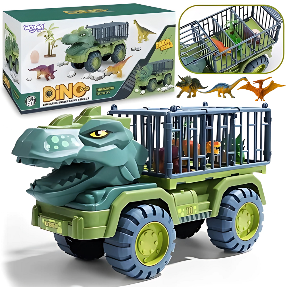 Woopie dinozauro transporteris su figūrėlėmis – 1 nuotrauka