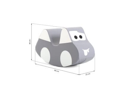 IGLU Minkšta Supynė Rokeris CAR Raudona 50 x 25 x 90 cm IGLU Minkštos Žaidimų Aikštelės