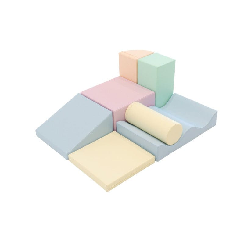IGLU „SPARTUS“ – Minkšta Žaidimų Aikštelė iš Minkštų Blokų Aktyviam Judėjimui, 40 × 80 × 100 cm Minkštos Žaidimų Aikštelės 1
