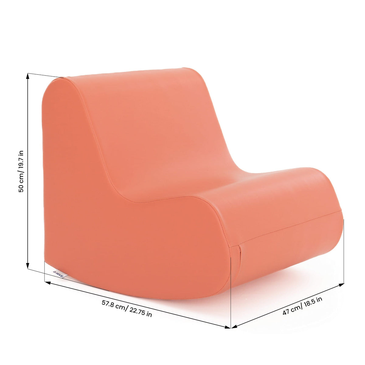 IGLU „SŪPUOKLĖ“ – Supamasis Fotelis Vaikams, 57,8 × 47 × 50 cm Minkštos Žaidimų Aikštelės