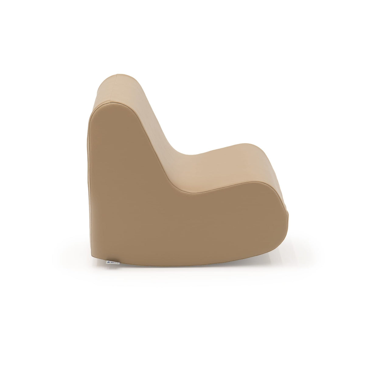IGLU „SŪPUOKLĖ“ – Supamasis Fotelis Vaikams, 57,8 × 47 × 50 cm Minkštos Žaidimų Aikštelės Pilkai smėlinė