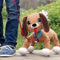 Interaktyvus Šuniukas Boogie Vaikšto, Bėgioja Daro Triukus Minkšti Žaislai