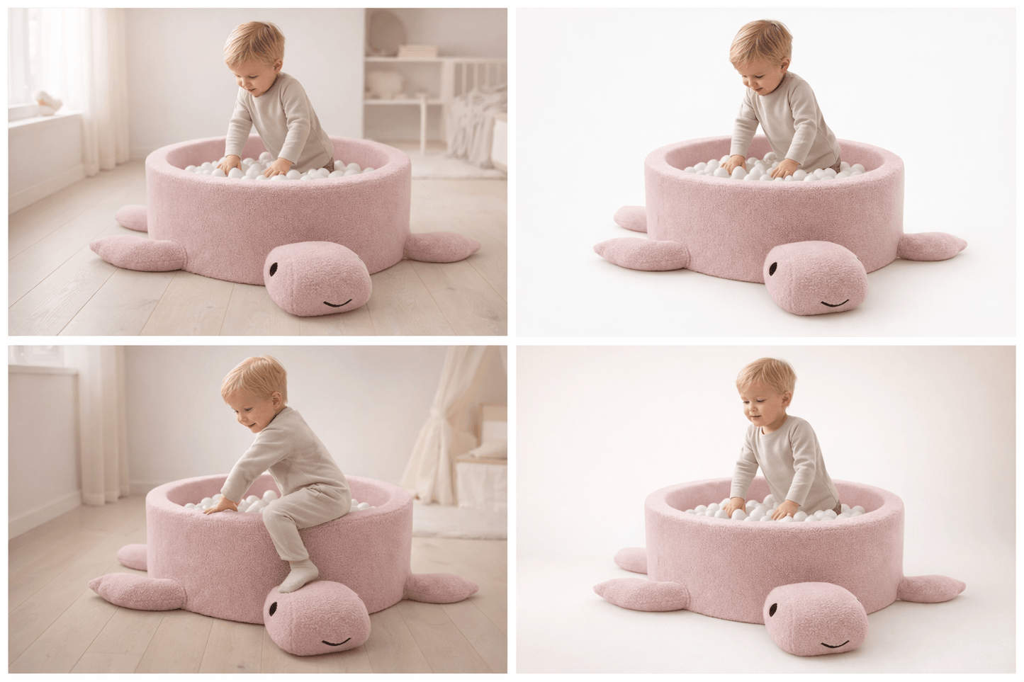 Kamuoliukų Baseinas Kūdikiams Shelly Boucle Vėžlys, 90 cm Kamuoliukų Baseinas