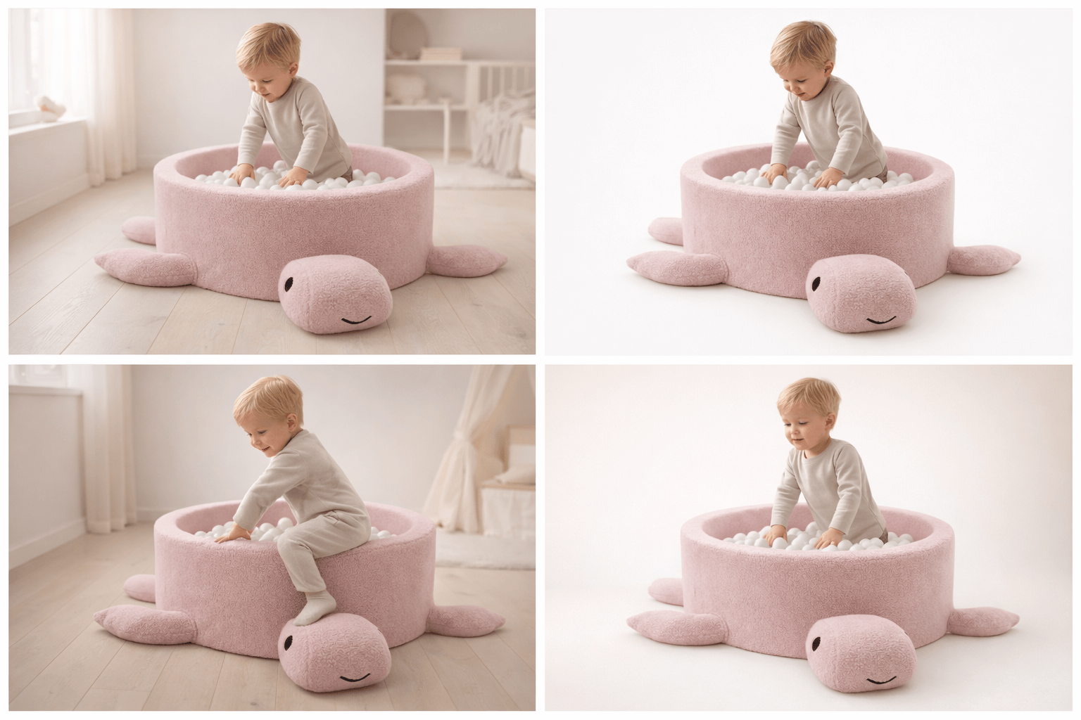 Kamuoliukų Baseinas Kūdikiams Shelly Boucle Vėžlys, 90 cm Kamuoliukų Baseinas