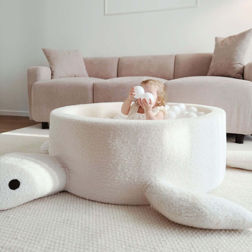 Kamuoliukų Baseinas Kūdikiams Shelly Boucle Vėžlys, 90 cm Kamuoliukų Baseinas