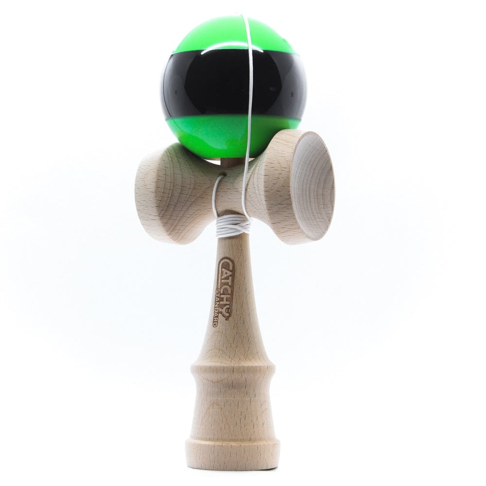 Kendama žaislas, medinis/žalias