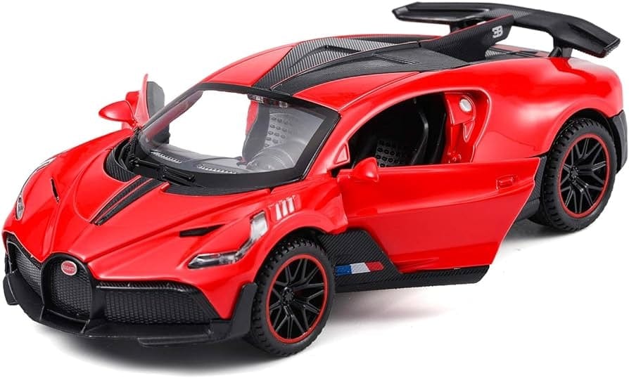 KiNSMART automobilis, Bugatti Divo, raudonas