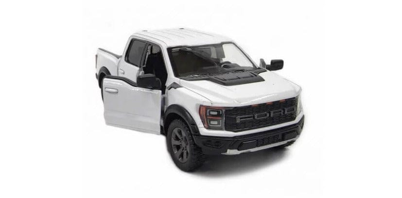 Kinsmart Žaislas Vaikams Automobilis, 2022 Ford F-150 Raptor, Baltas Žaislai Mašinėlės Ir Trasos