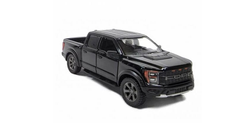 Kinsmart Žaislas Vaikams Automobilis, 2022 Ford F-150 Raptor, Juodas Žaislai Mašinėlės Ir Trasos