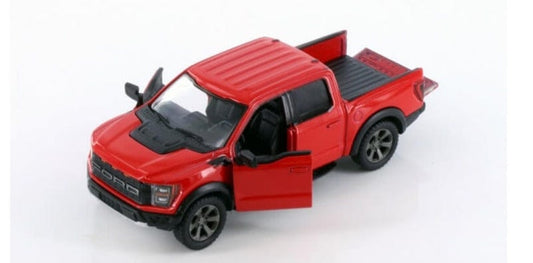 Kinsmart Žaislas Vaikams Automobilis, 2022 Ford F-150 Raptor, Raudonas Žaislai Mašinėlės Ir Trasos